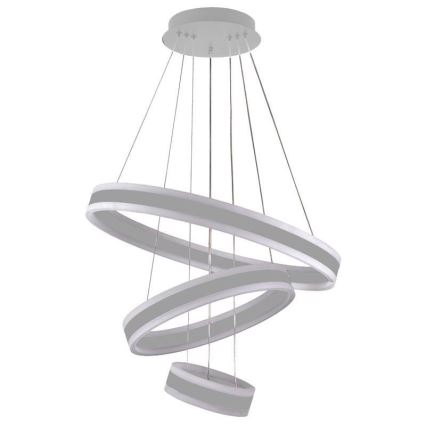 LED dimmbare Hängeleuchte an Seil LED/165W/230V 3000-6500K Ø 60 cm + Fernbedienung