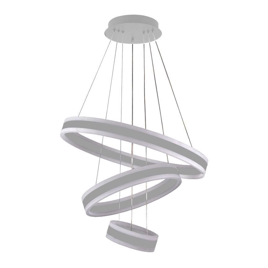 LED dimmbare Hängeleuchte an Seil LED/165W/230V 3000-6500K Ø 60 cm + Fernbedienung
