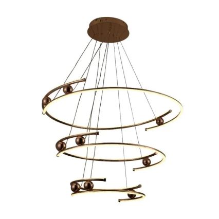 LED dimmbare Hängeleuchte an Seil LED/170W/230V 3000-6500K Ø 80 cm + Fernbedienung