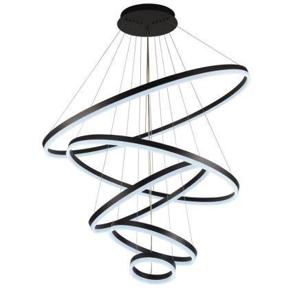 LED dimmbare Hängeleuchte an Seil LED/210W/230V 3000-6500K Ø 100 cm + Fernbedienung