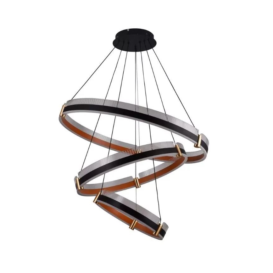 LED dimmbare Hängeleuchte an Seil LED/240W/230V 3000-6500K Ø 80 cm + Fernbedienung