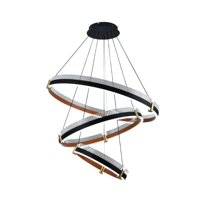 LED dimmbare Hängeleuchte an Seil LED/240W/230V 3000-6500K Ø 80 cm + Fernbedienung
