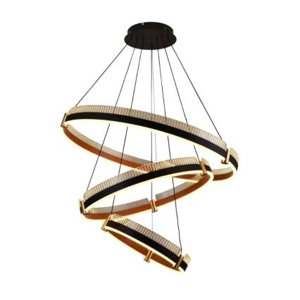 LED dimmbare Hängeleuchte an Seil LED/240W/230V 3000-6500K Ø 80 cm + Fernbedienung