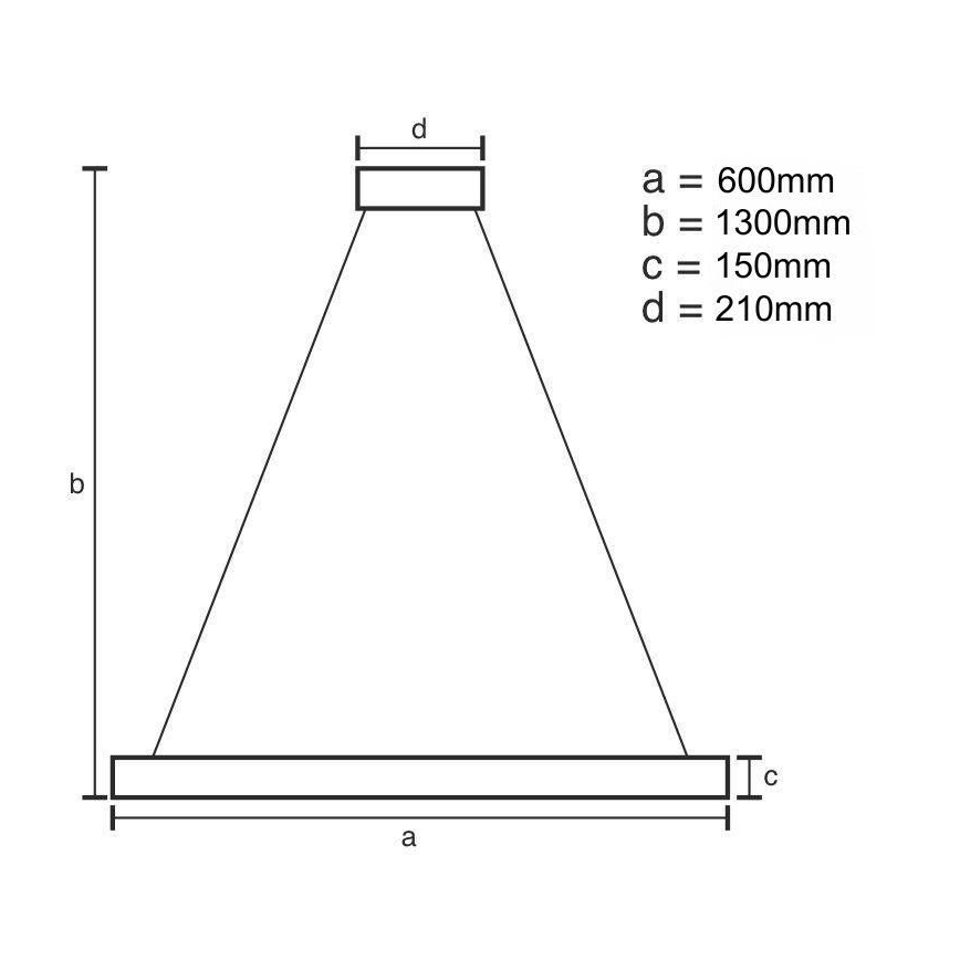 LED dimmbarer Kristall-Kronleuchter an Kabel LED/40W/230V 3000-6500K gold + Fernbedienung