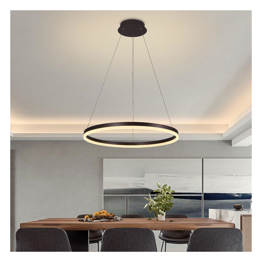 LED dimmbare Hängeleuchte an Kabel LED/42W/230V 3000-6500K Ø 60 cm + Fernbedienung
