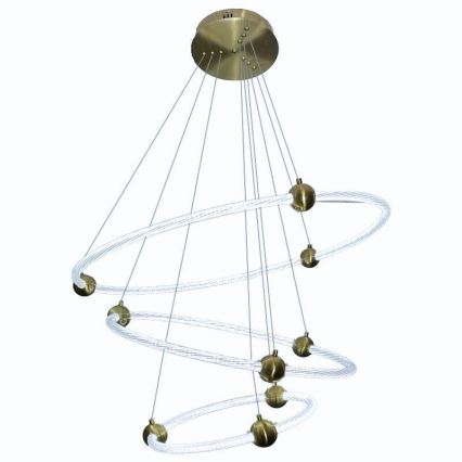 LED dimmbare Hängeleuchte an Kabel LED/45W/230V 3000-6500K Ø 80 cm + Fernbedienung