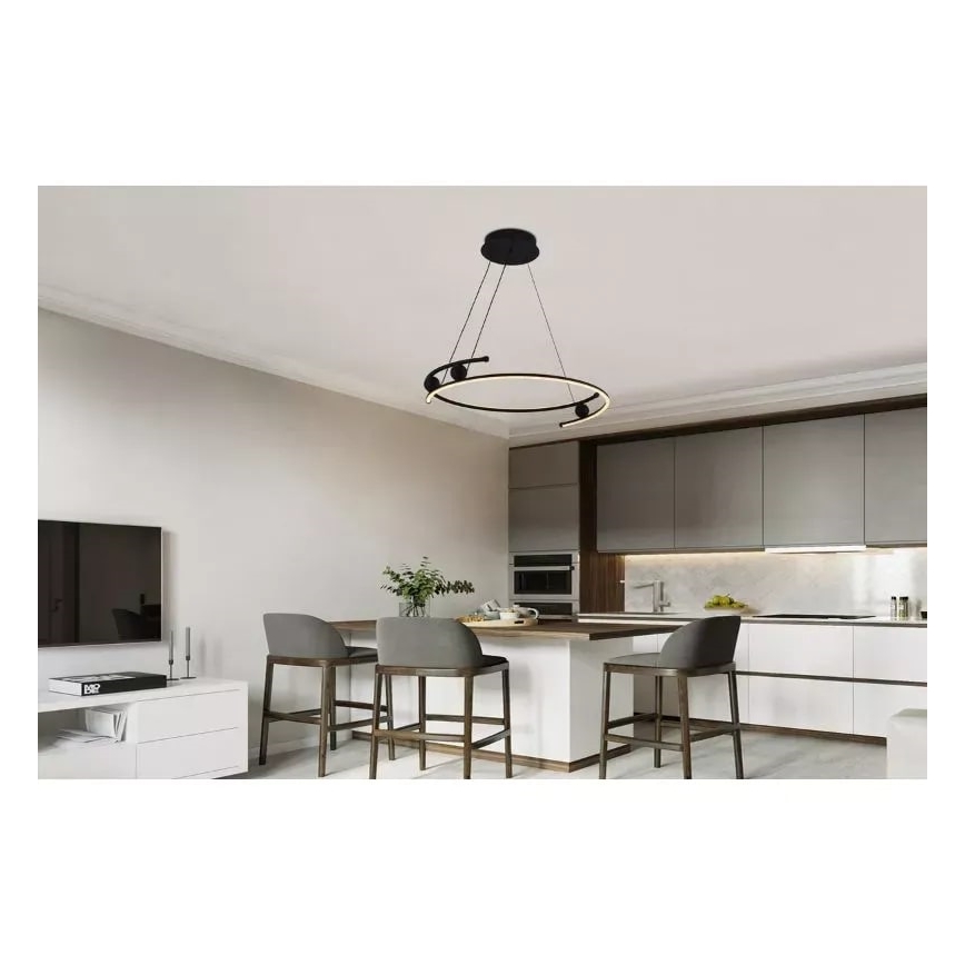 LED dimmbare Hängeleuchte an Kabel LED/50W/230V 3000-6500K Ø 60 cm + Fernbedienung