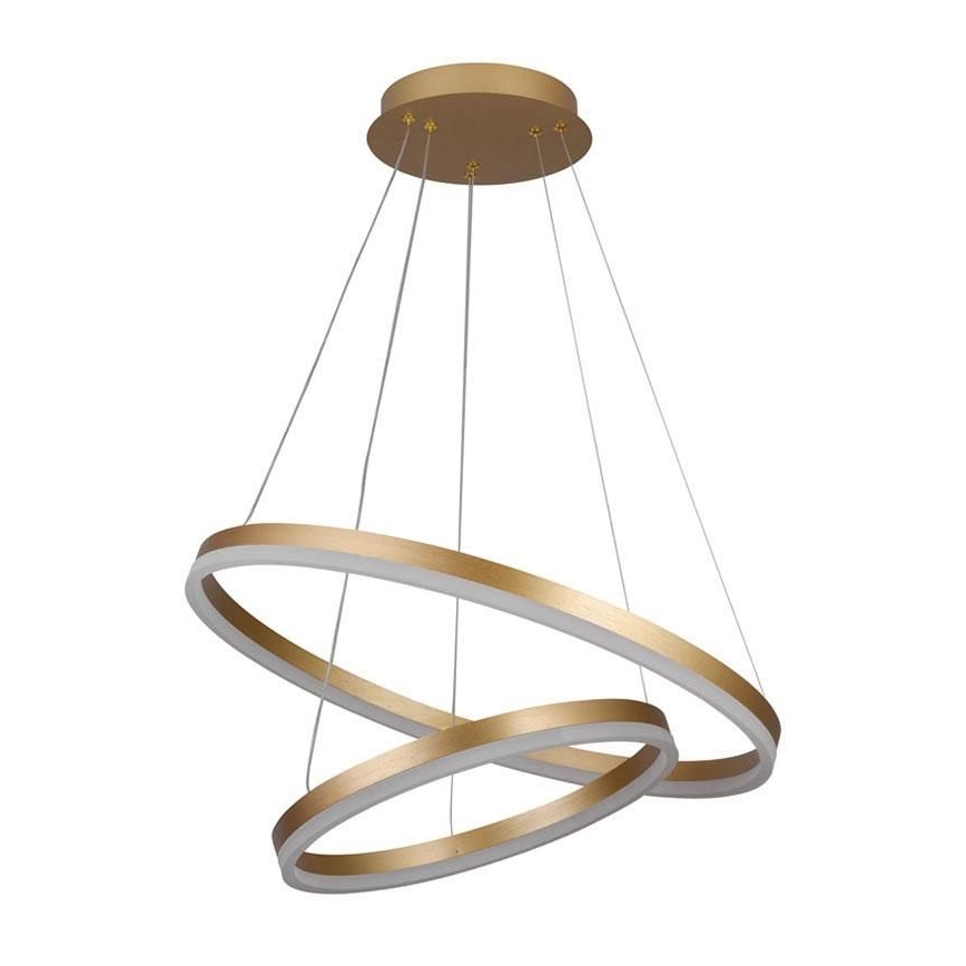 LED dimmbare Hängeleuchte an Kabel LED/70W/230V 3000-6500K Ø 60 cm + Fernbedienung