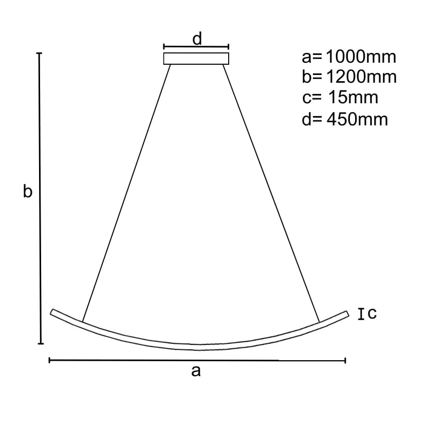 LED dimmbare Hängeleuchte an Kabel LED/70W/230V 3000-6500K + Fernbedienung