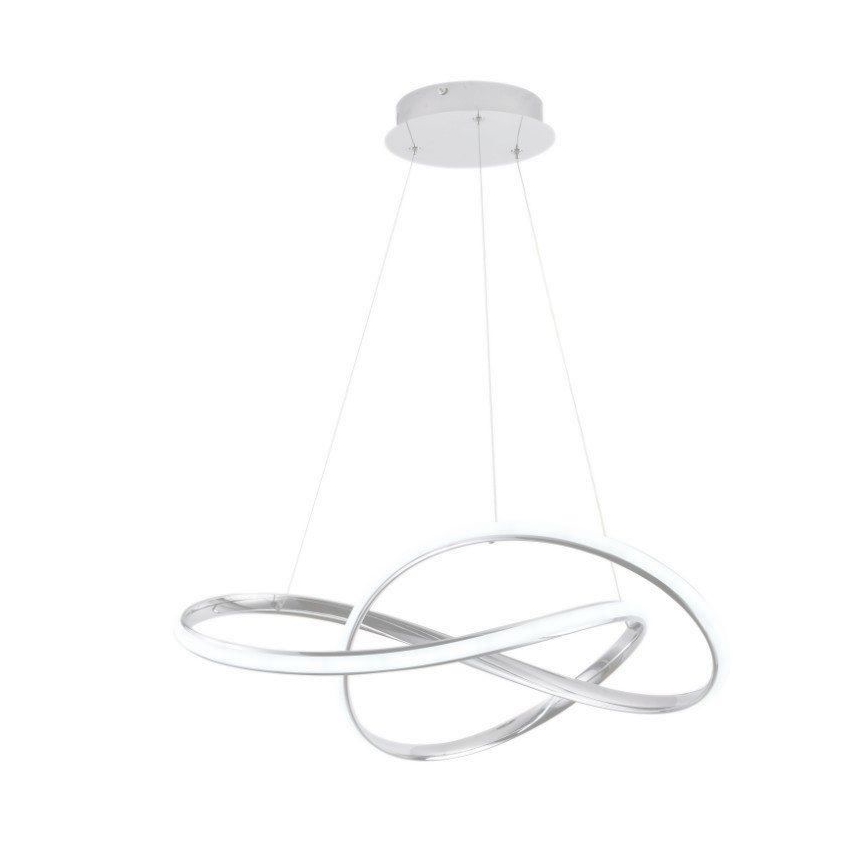 LED dimmbare Hängeleuchte an Kabel LED/70W/230V 3000-6500K Ø 60 cm weiß + Fernbedienung