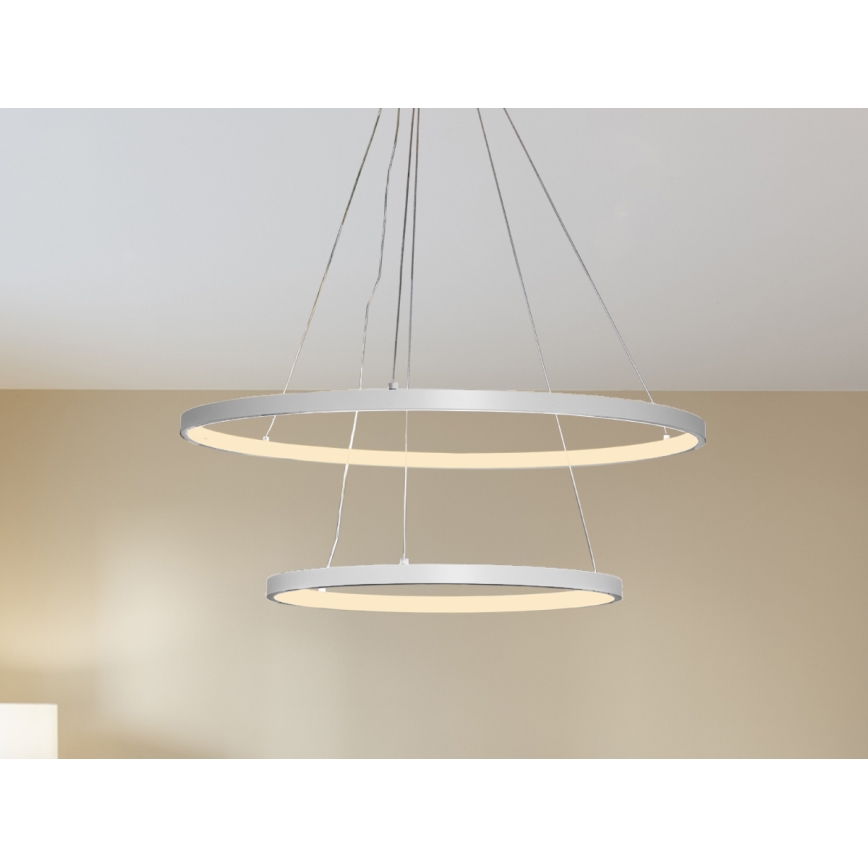LED dimmbare Hängeleuchte an Kabel LED/75W/230V 3000-6500K Ø 60 cm + Fernbedienung