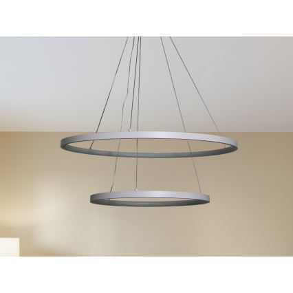 LED dimmbare Hängeleuchte an Kabel LED/75W/230V 3000-6500K Ø 60 cm + Fernbedienung