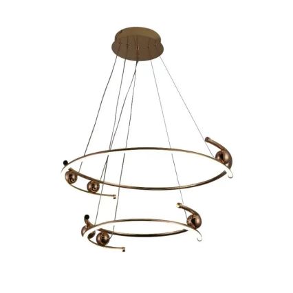 LED dimmbare Hängeleuchte an Kabel LED/80W/230V 3000-6500K Ø 60 cm + Fernbedienung