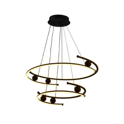 LED dimmbare Hängeleuchte an Kabel LED/80W/230V 3000-6500K Ø 60 cm + Fernbedienung