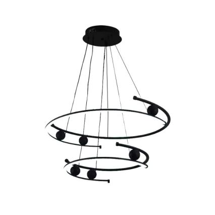 LED dimmbare Hängeleuchte an Kabel LED/80W/230V 3000-6500K Ø 60 cm + Fernbedienung