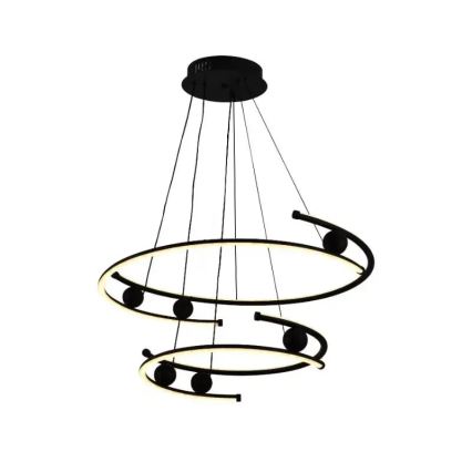 LED dimmbare Hängeleuchte an Kabel LED/80W/230V 3000-6500K Ø 60 cm + Fernbedienung