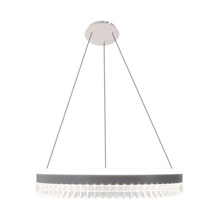 LED dimmbarer Kristall-Kronleuchter an Kabel LED/80W/230V 3000-6500K Weiß + Fernbedienung
