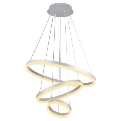 LED dimmbare Hängeleuchte an Seil LED/85W/230V 3000-6500K Ø 60 cm Ø 60 cm + Fernbedienung
