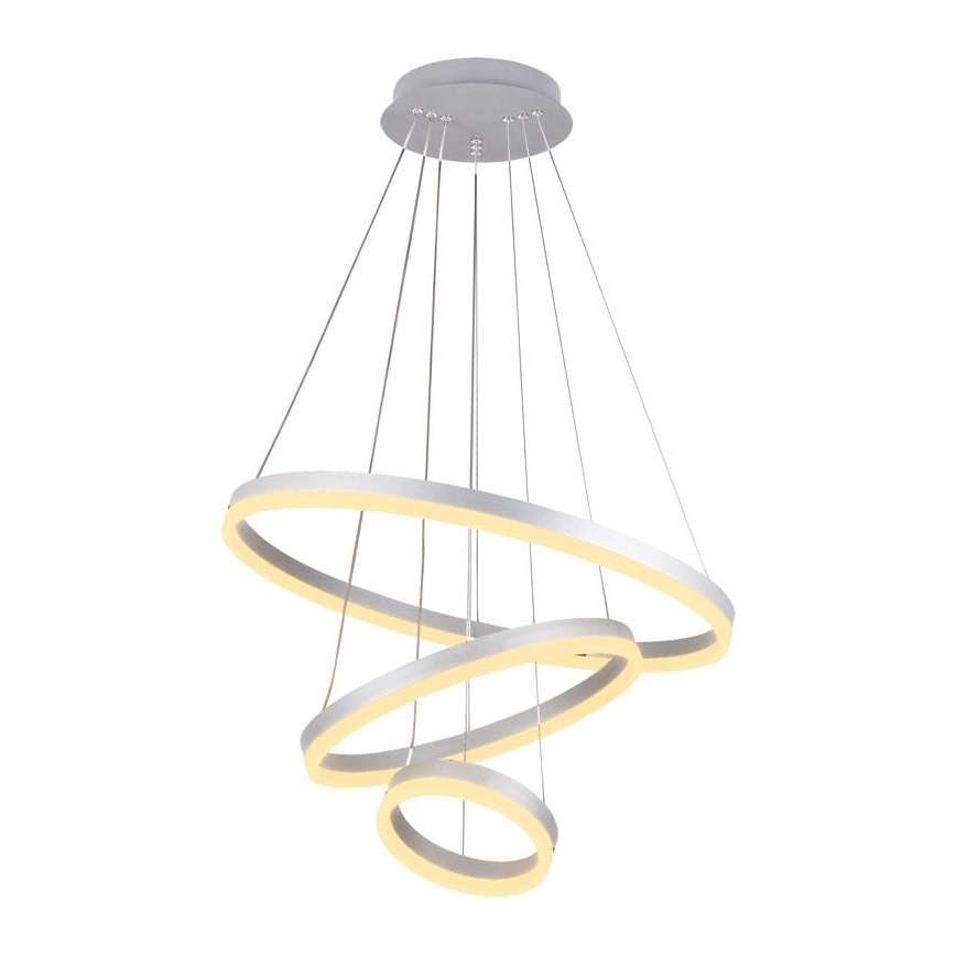 LED dimmbare Hängeleuchte an Seil LED/85W/230V 3000-6500K Ø 60 cm Ø 60 cm + Fernbedienung