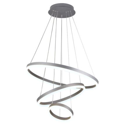 LED dimmbare Hängeleuchte an Seil LED/85W/230V 3000-6500K Ø 60 cm Ø 60 cm + Fernbedienung