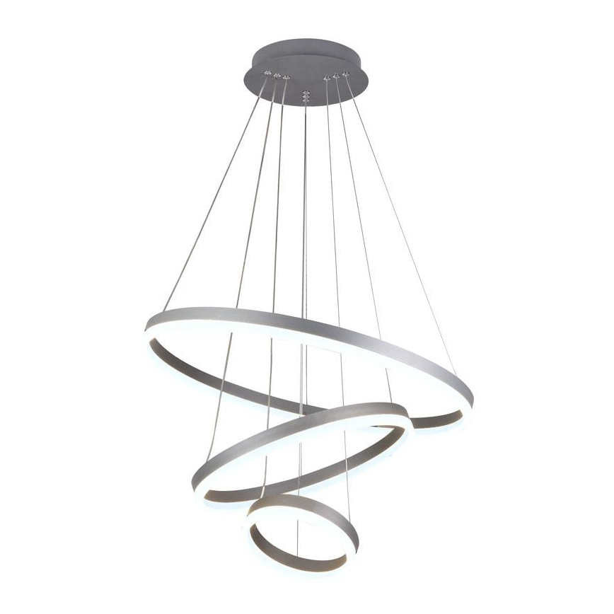 LED dimmbare Hängeleuchte an Seil LED/85W/230V 3000-6500K Ø 60 cm Ø 60 cm + Fernbedienung
