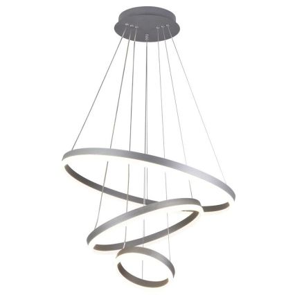 LED dimmbare Hängeleuchte an Seil LED/85W/230V 3000-6500K Ø 60 cm Ø 60 cm + Fernbedienung