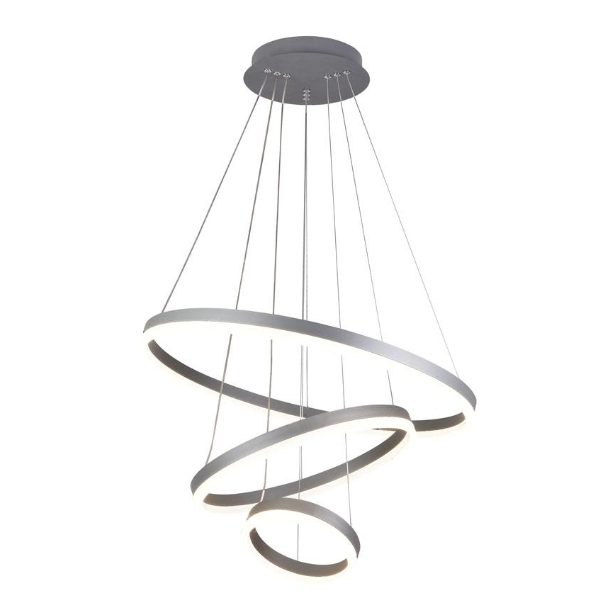 LED dimmbare Hängeleuchte an Seil LED/85W/230V 3000-6500K Ø 60 cm Ø 60 cm + Fernbedienung