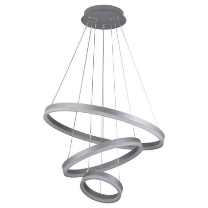 LED dimmbare Hängeleuchte an Seil LED/85W/230V 3000-6500K Ø 60 cm Ø 60 cm + Fernbedienung