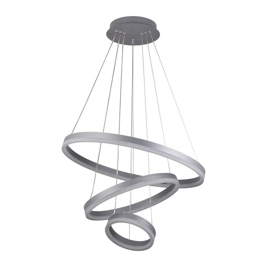LED dimmbare Hängeleuchte an Seil LED/85W/230V 3000-6500K Ø 60 cm Ø 60 cm + Fernbedienung