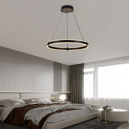 LED dimmbare Hängeleuchte an Kabel LED/85W/230V 3000-6500K Ø 60 cm + Fernbedienung