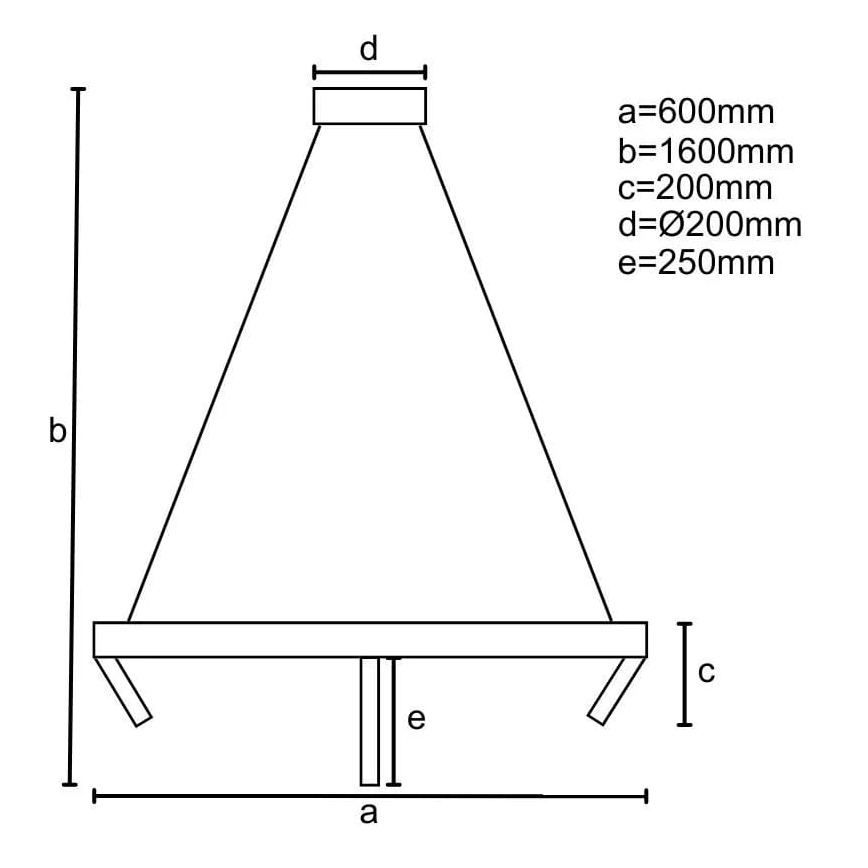 LED dimmbare Hängeleuchte an Kabel LED/85W/230V 3000-6500K + Fernbedienung