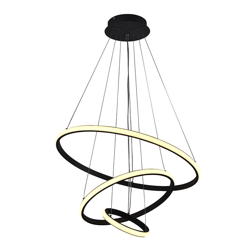 LED dimmbare Hängeleuchte an Kabel LED/90W/230V 3000-6500K Ø 60 cm + Fernbedienung
