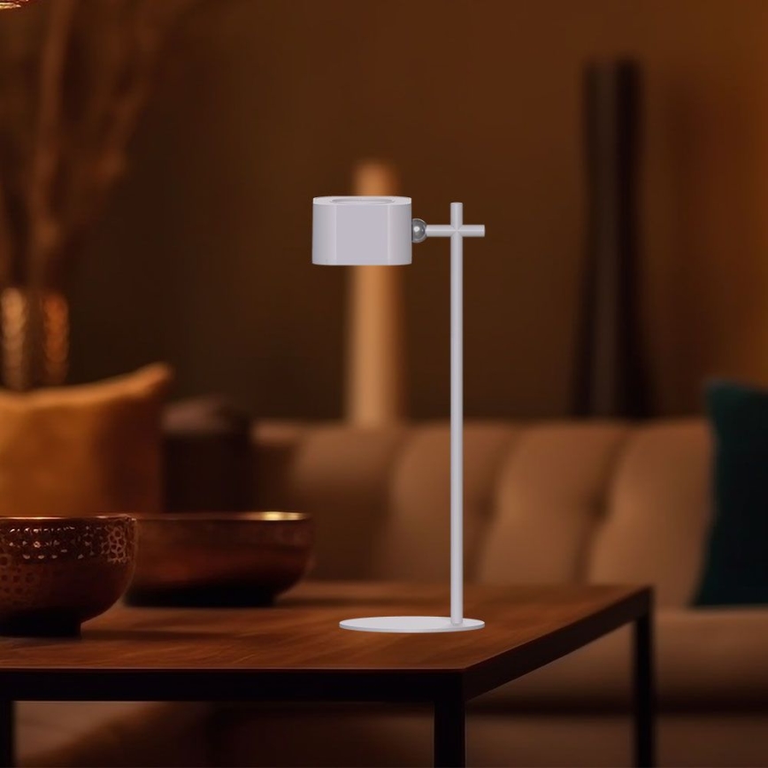 LED dimmbare magnetische wiederaufladbare Schreibtischlampe 4in1 LED/3W/5V 3000-6000K 1800 mAh weiß