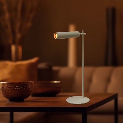 LED dimmbare magnetische wiederaufladbare Tischlampe 3in1 LED/3W/5V 4000K 1500 mAh Weiß