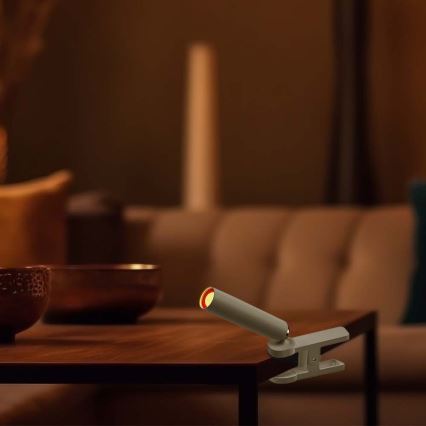 LED dimmbare magnetische wiederaufladbare Tischlampe 3in1 LED/3W/5V 4000K 1500 mAh Weiß