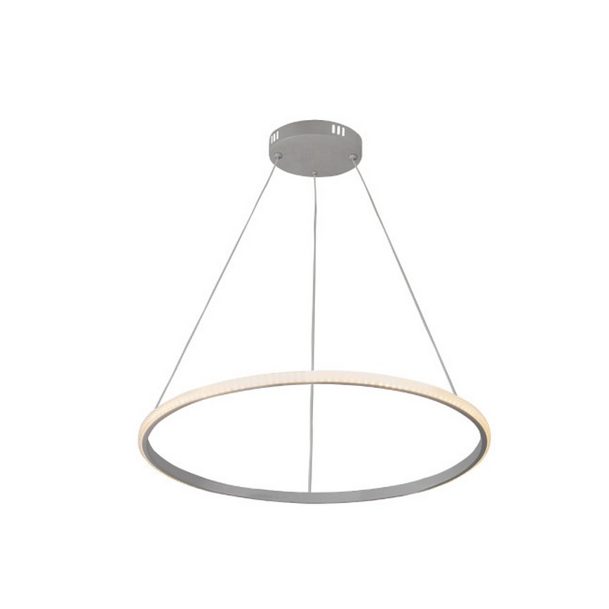 Dimmbare LED-Pendelleuchte mit Drahtseilaufhängung, 32 W, 230 V, 3000–6500 K, Ø 60 cm + Fernbedienung