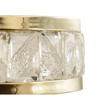 Dimmbare LED-Kristall-Pendelleuchte an Kabel ENRIQUE LED/40W//230V 3000-6000K Ø 60 cm + Fernbedienung