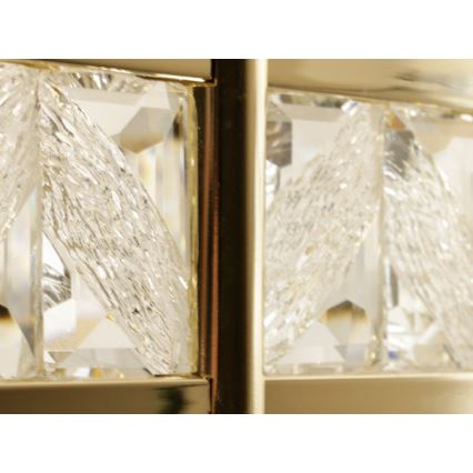 Dimmbare LED-Kristall-Pendelleuchte an Kabel ENRIQUE LED/40W//230V 3000-6000K Ø 60 cm + Fernbedienung
