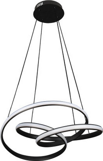 LED-dimmbare Pendelleuchte an Kabel LED/85W/230V 3000-6500K Ø 49 cm + Fernbedienung