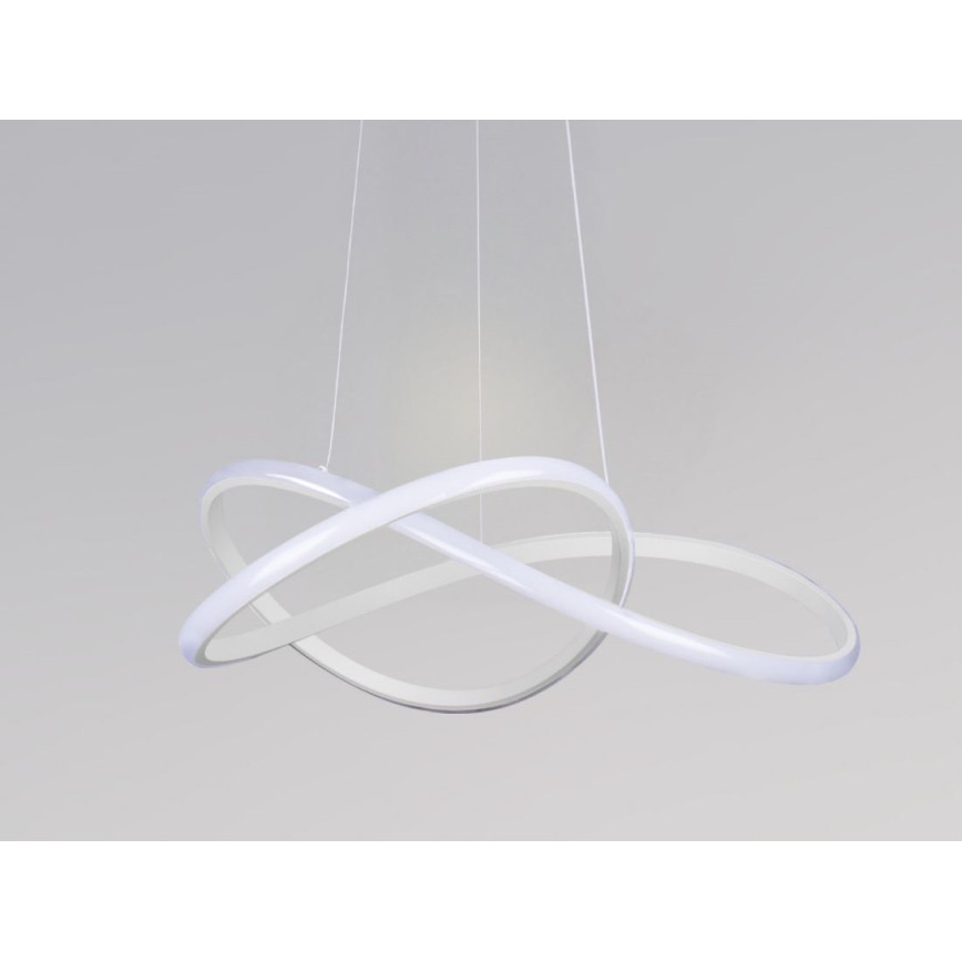Dimmbare LED-Hängeleuchte an Stahlseil LED/85W/230V 3000-6500K Ø 60 cm + Fernbedienung