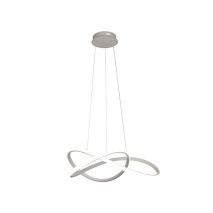 Dimmbare LED-Hängeleuchte an Stahlseil LED/85W/230V 3000-6500K Ø 60 cm + Fernbedienung