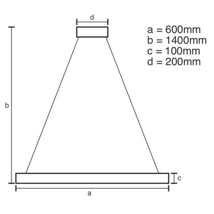 LED dimmbarer Kristall-Kronleuchter an Kabel LED/40W/230V 3000-6500K glänzender Chrom + Fernbedienung