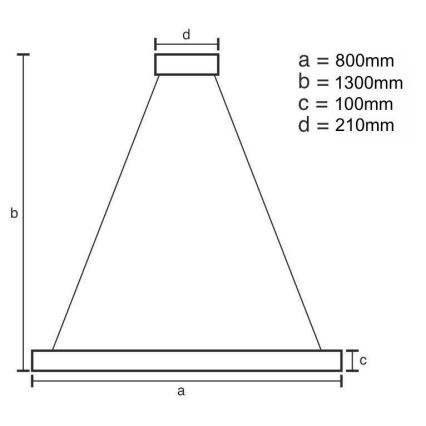 LED dimmbarer Kristall-Kronleuchter an Kabel LED/50W/230V 3000-6500K glänzender Chrom + Fernbedienung
