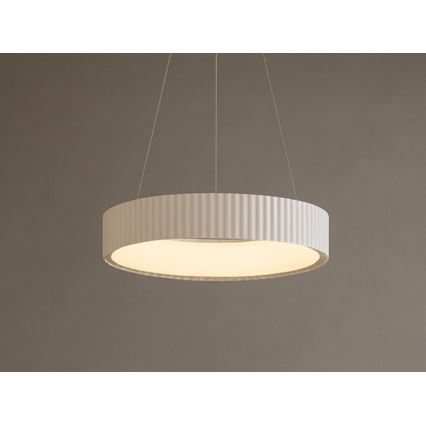 LED-dimmbare Hängeleuchte an Seil LED/75W/230V 3000-6500K Ø 49 cm + Fernbedienung
