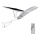 LED dimmbare Solar-Straßenleuchte SAMSUNG CHIP LED/50W/6,4V 6000K IP65 30000 mAh + Fernbedienung