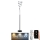 LED dimmbare Stehlampe LED/50W/230V 3000-6500K grau + Fernbedienung