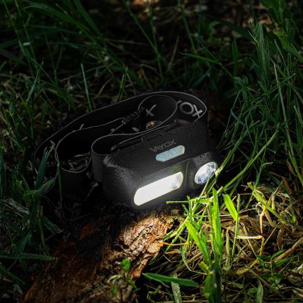 LED wiederaufladbare Stirnlampe dimmbar 2xLED/5V IPX4 250 lm 2000 mAh
