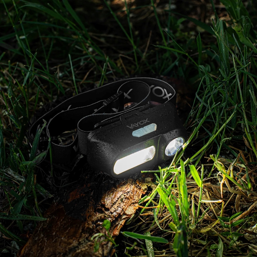 LED wiederaufladbare Stirnlampe dimmbar 2xLED/5V IPX4 250 lm 2000 mAh