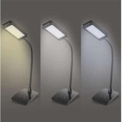LED-dimmbare Tischlampe EDDY LED/6W/230V 3000/4500/6800K schwarz