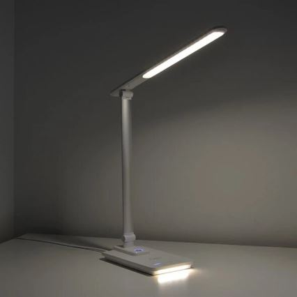 LED dimmbare Tischlampe mit USB LED/9W/230V 3000K/4000K/5500K Weiß